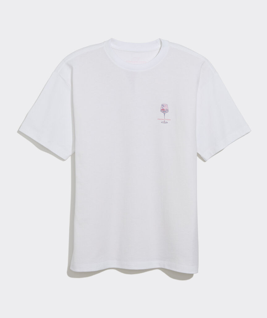 Women's Seas The Rose Boyfriend Crew Short-Sleeve Tee