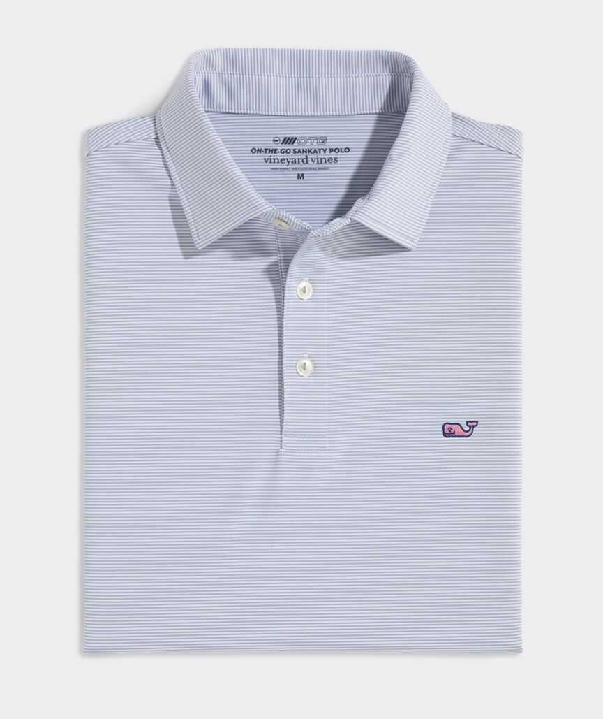 Anegada Stripe Sankaty Performance Polo