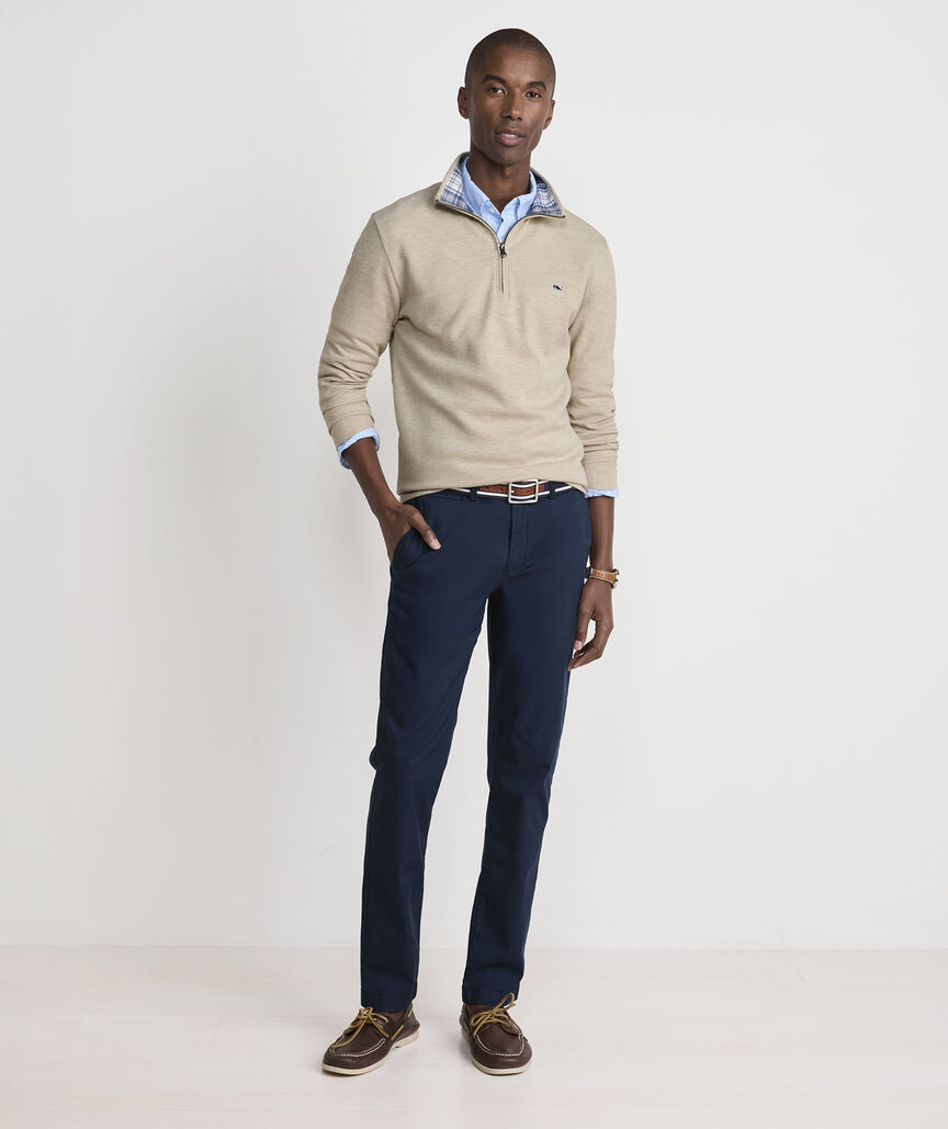 Plaid Collar Saltwater Quarter-Zip