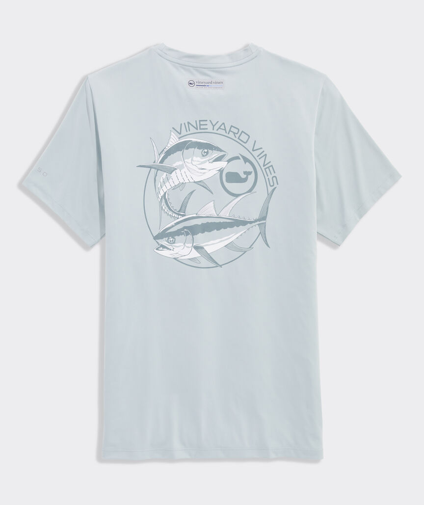 Tuna Circle Short-Sleeve Harbor Performance Tee