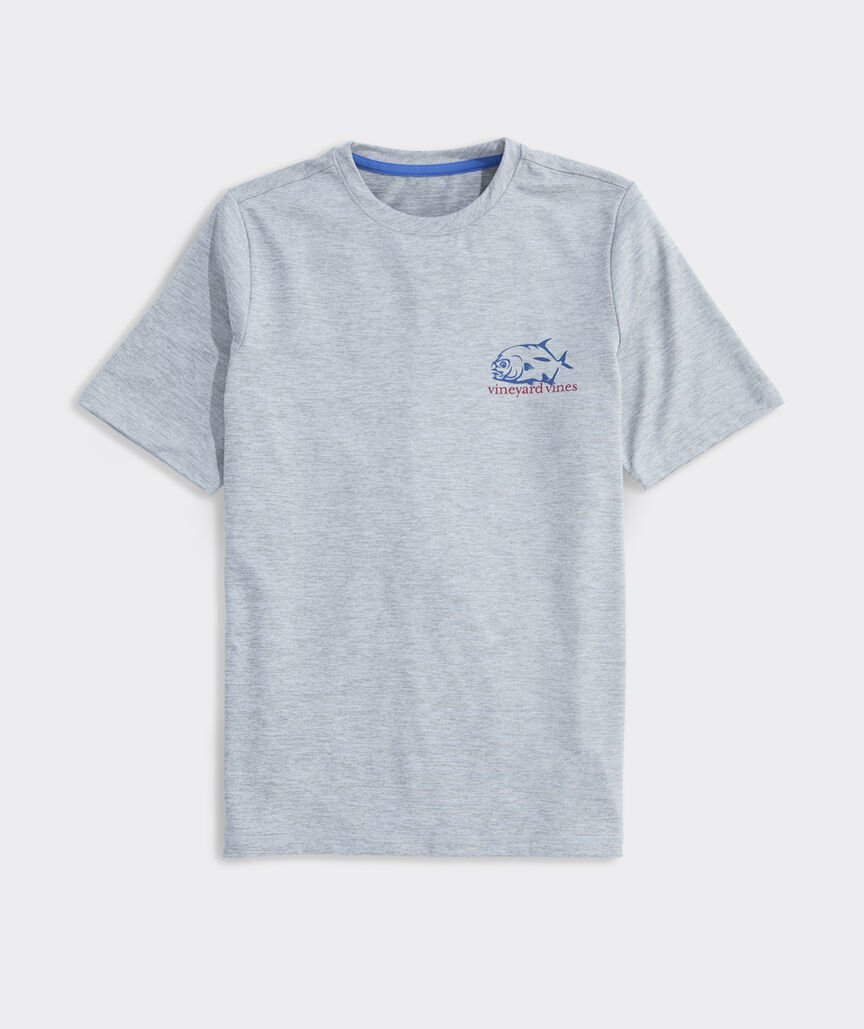 Boys' Permit Short-Sleeve Harbor Sun Performance Tee