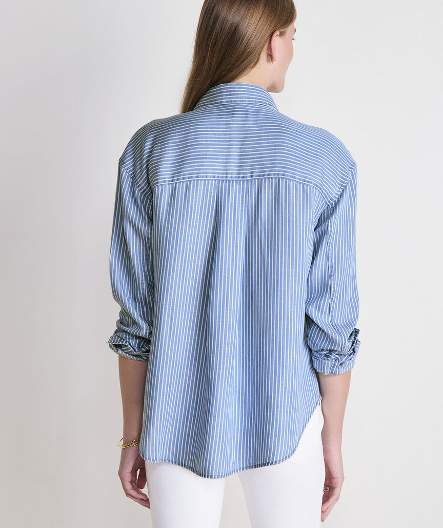 Birdie Pinstripe Button-Down