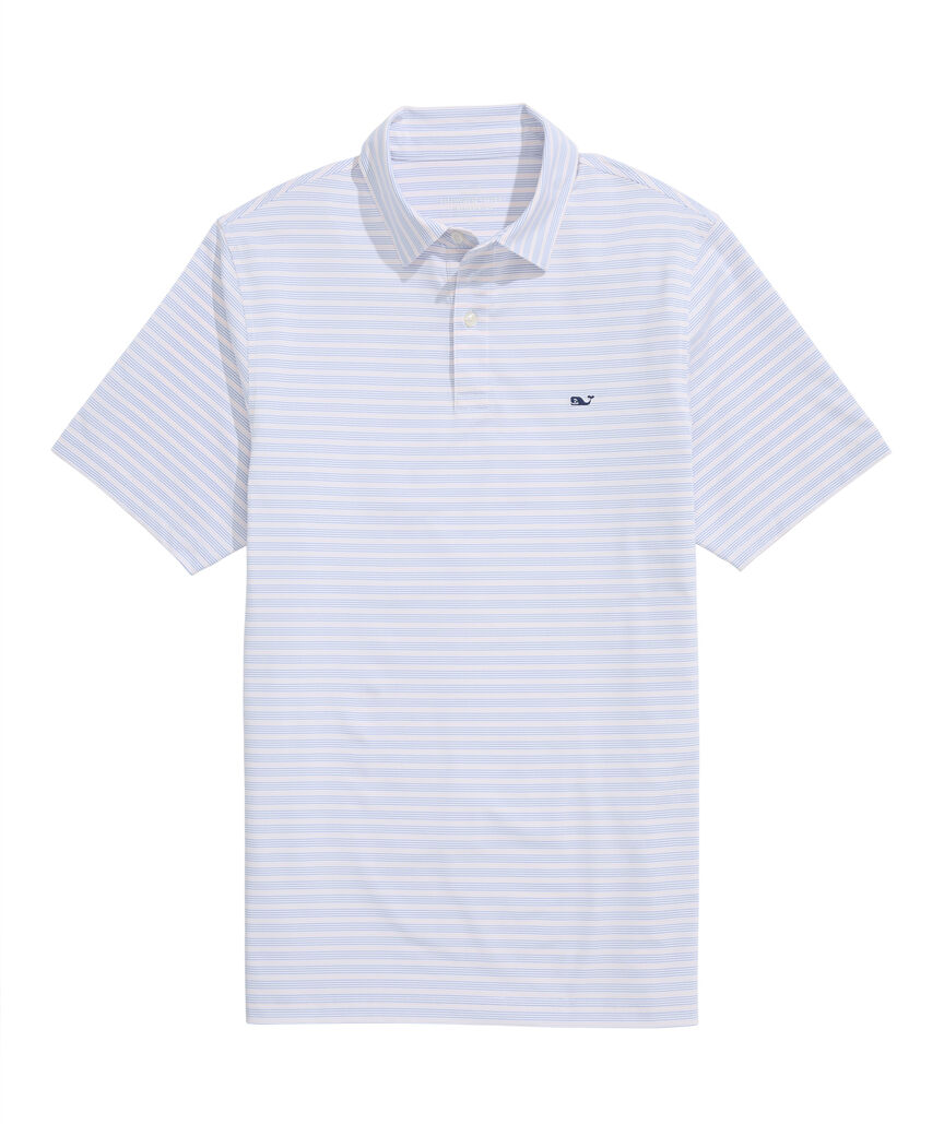 OUTLET St. Jean Stripe Performance Polo
