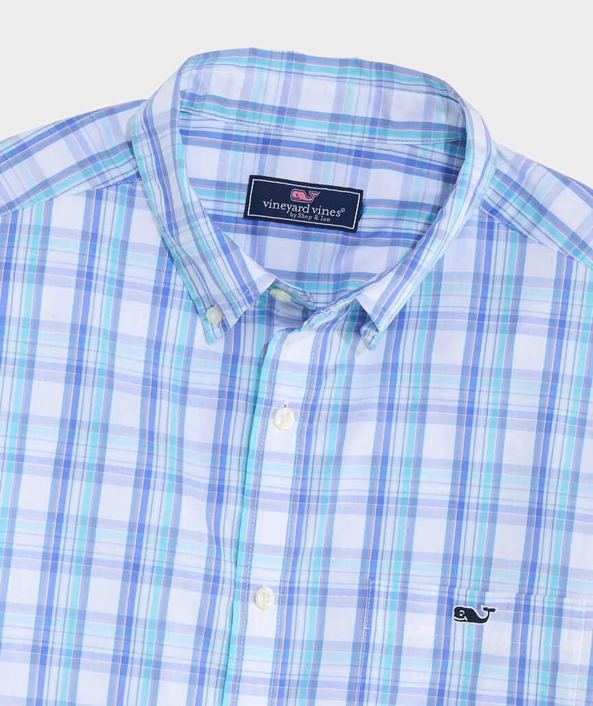 Tipsy Turtle Plaid Perfect Wash Poplin Shirt