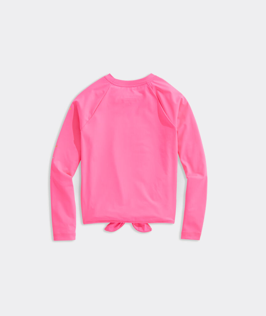 Girls' Tie-Front Rashguard
