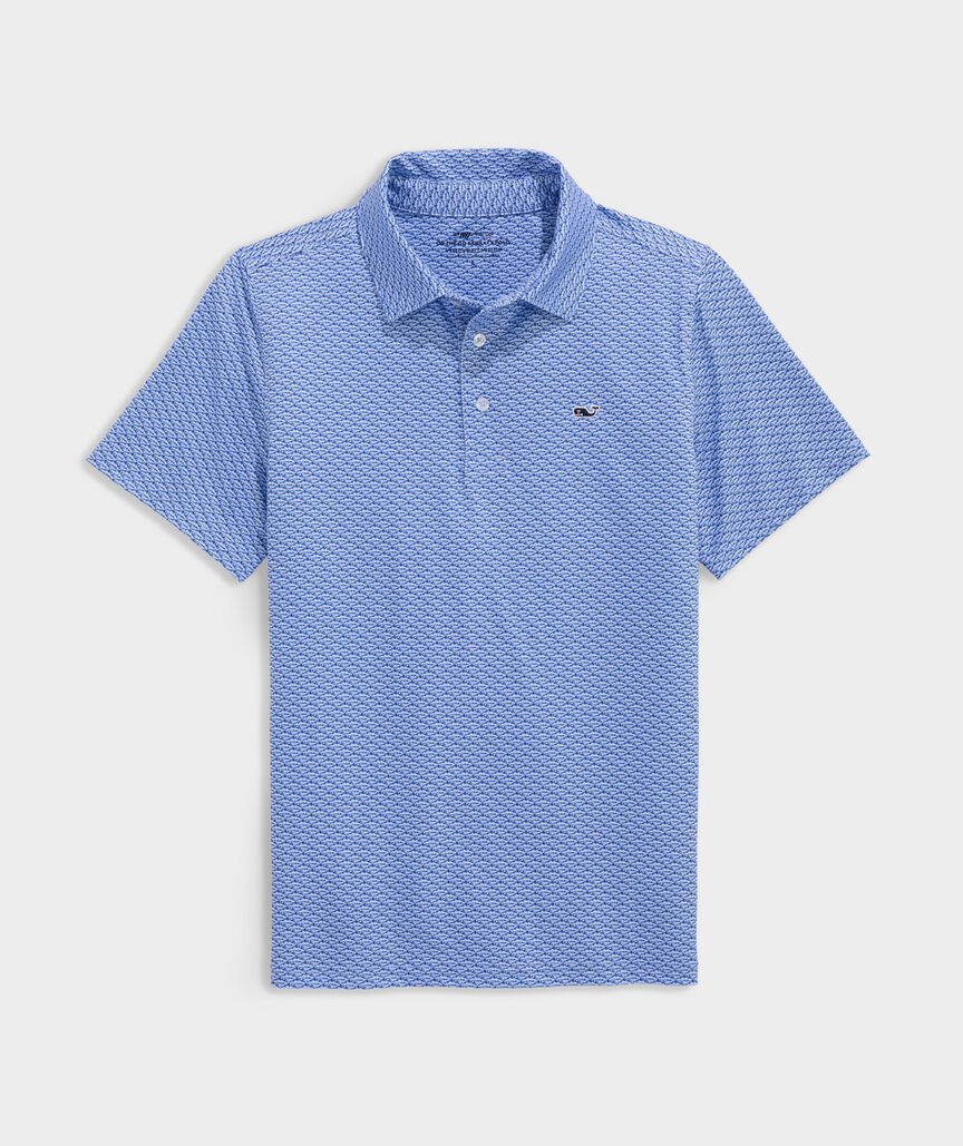Boys' Performance Printed Sankaty Polo