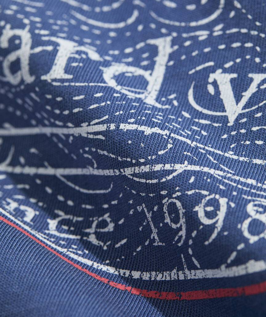 Wave Printed Short-Sleeve Pocket Tee