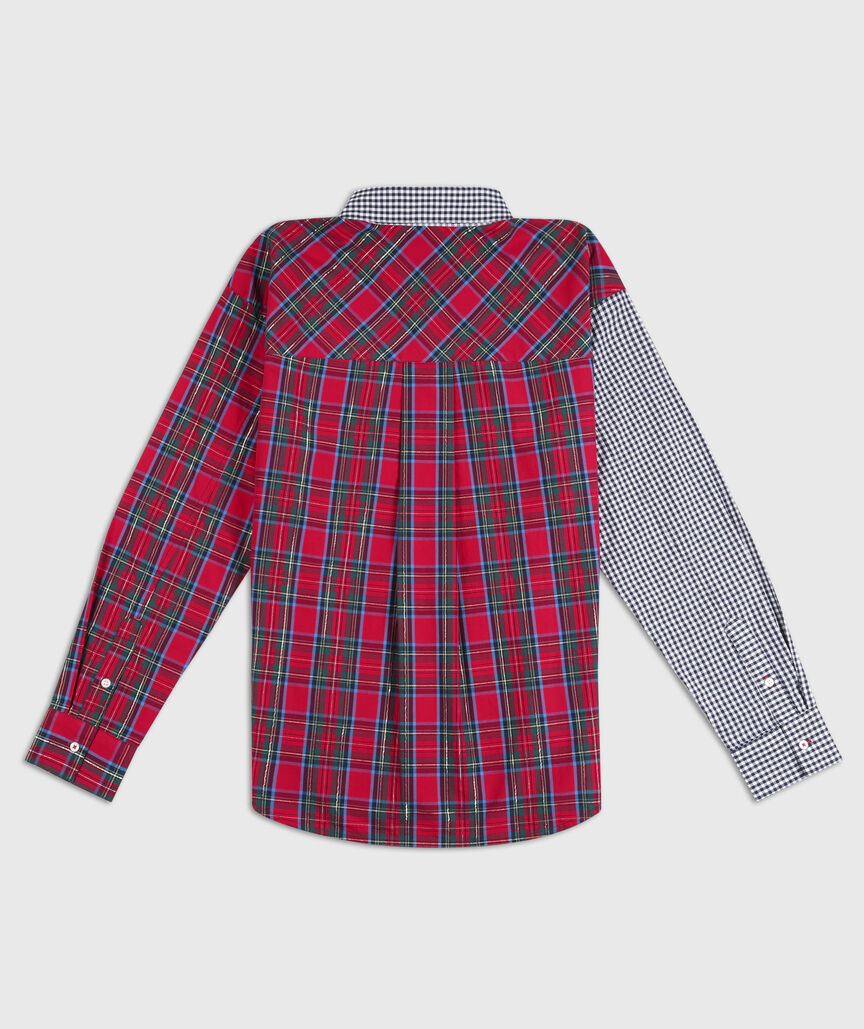 OUTLET Relaxed Poplin Party Button-Down