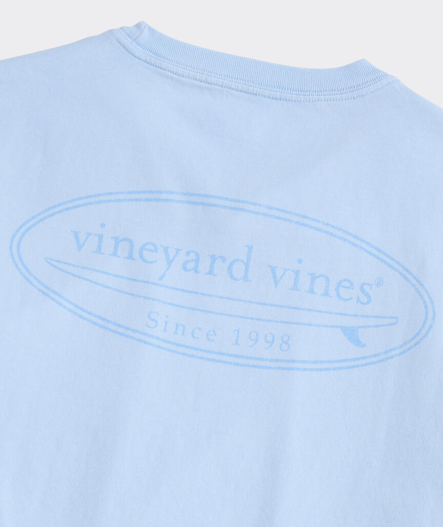 Drift Dye Outlined Surf Logo Short-Sleeve Pocket Tee