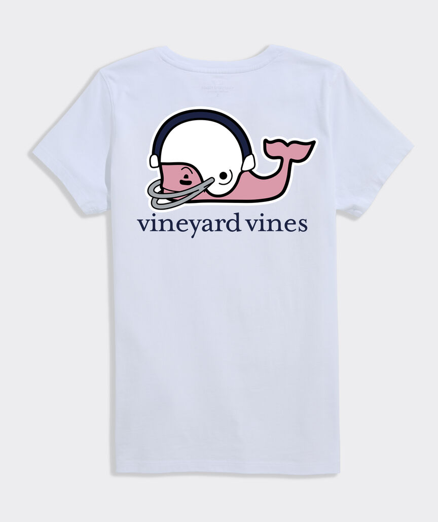 Penn State Women's Football Whale Short-Sleeve Pocket Tee