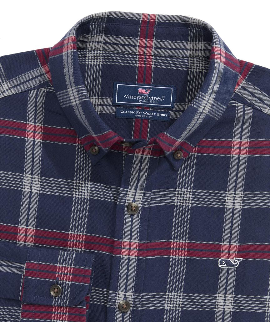 OUTLET Flannel Plaid Shirt