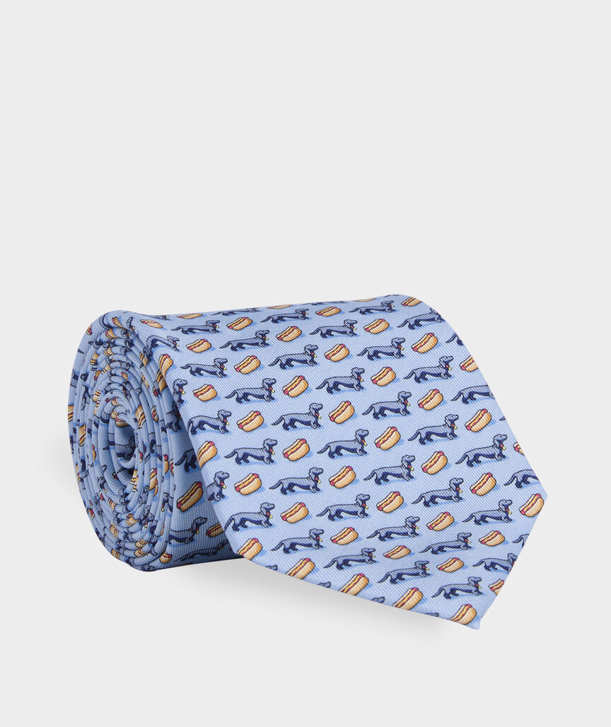 Classic Hot Dog Silk Tie