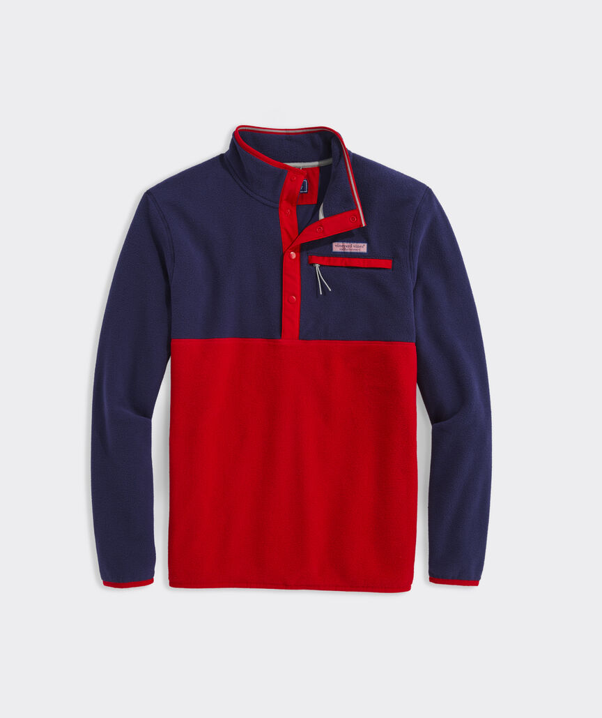 Shop Harbor Fleece QuarterSnap at vineyard vines