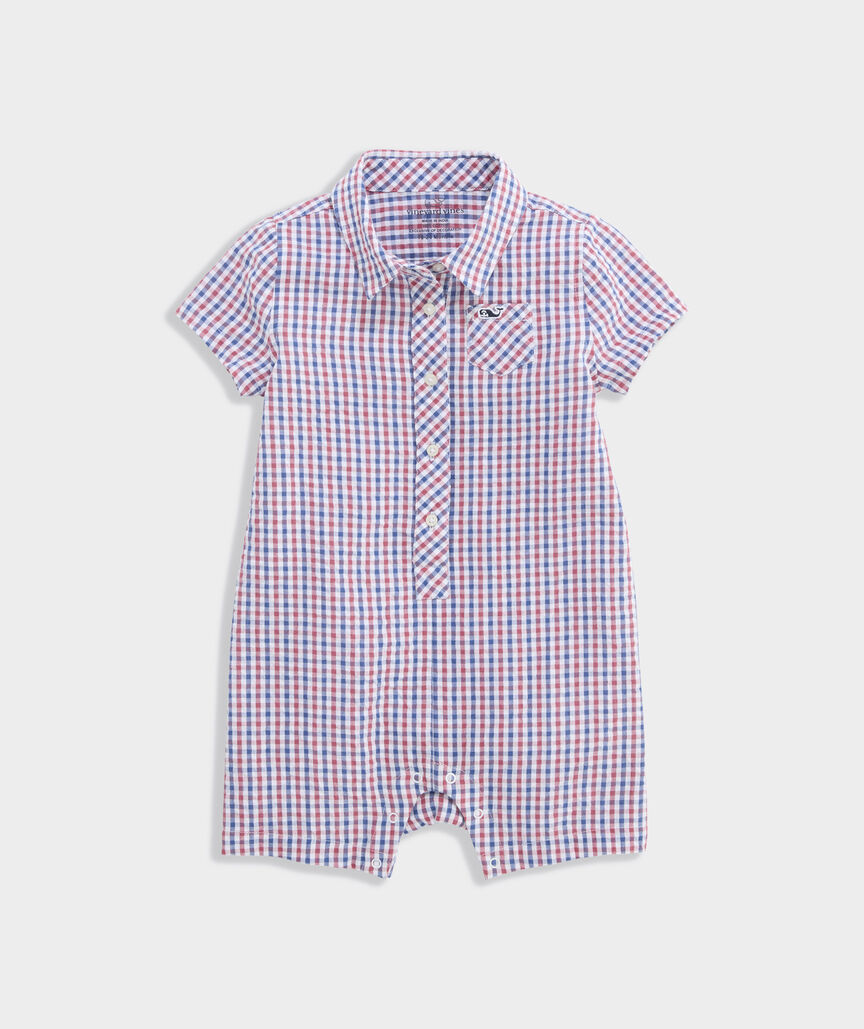 Baby Seersucker Shortall