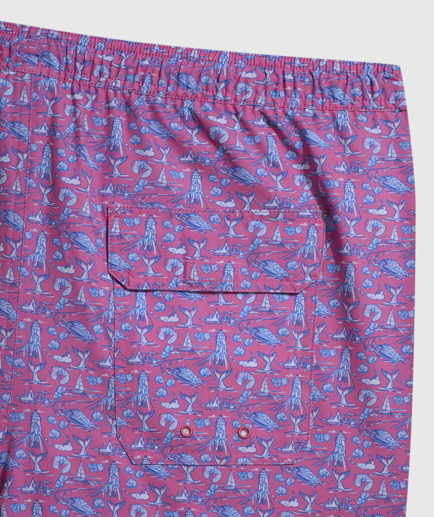 OUTLET 7 Inch Nantucket Icons Chappy Swim Trunks