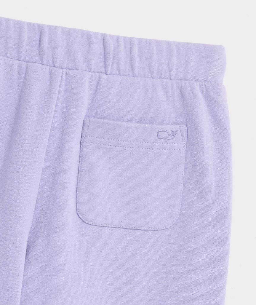 Girls' French Terry Wide Leg Sweatpant