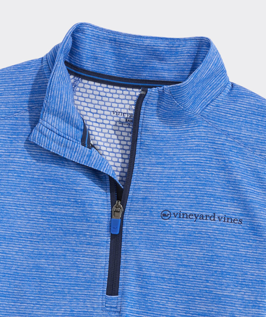 Boys' Breton Stripe Saltwater Quarter-Zip