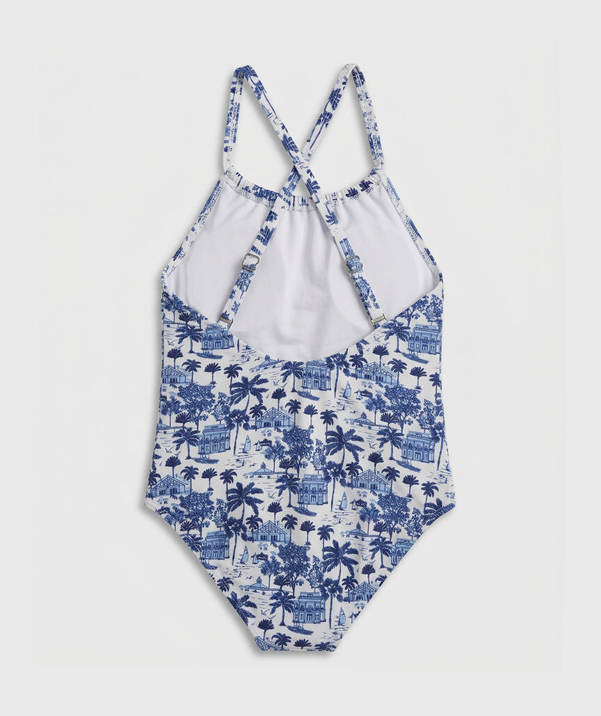 OUTLET Girls' Gasparilla Scene One-Piece