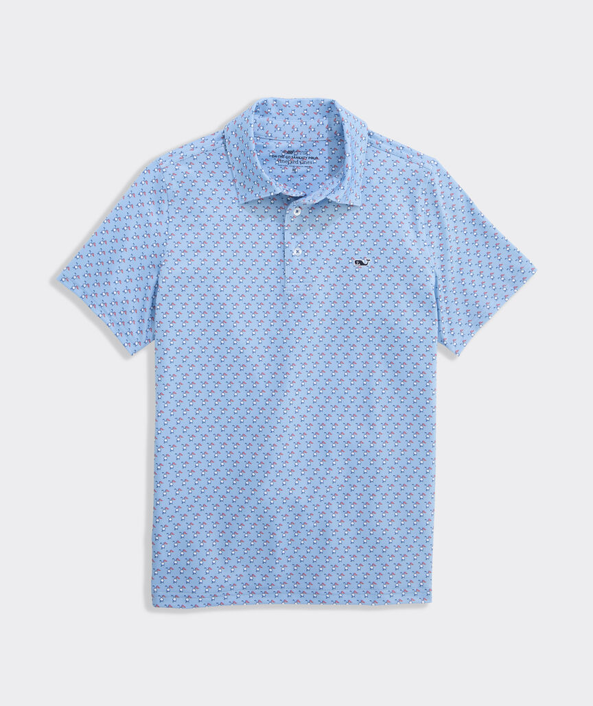 Boys' Performance Printed Sankaty Polo