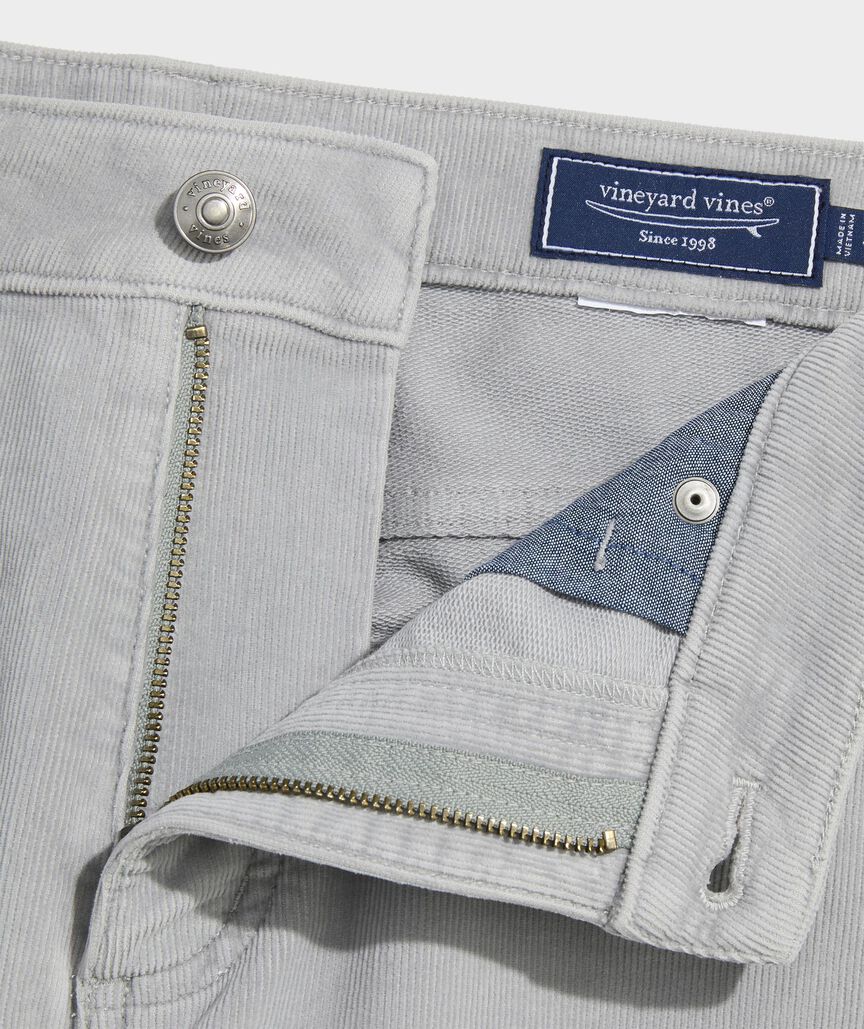 Stretch Terry Cord 5-Pocket Pants