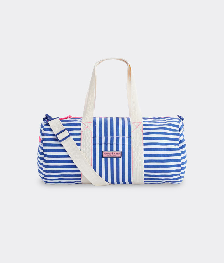 Girls' Stripe Duffle Bag