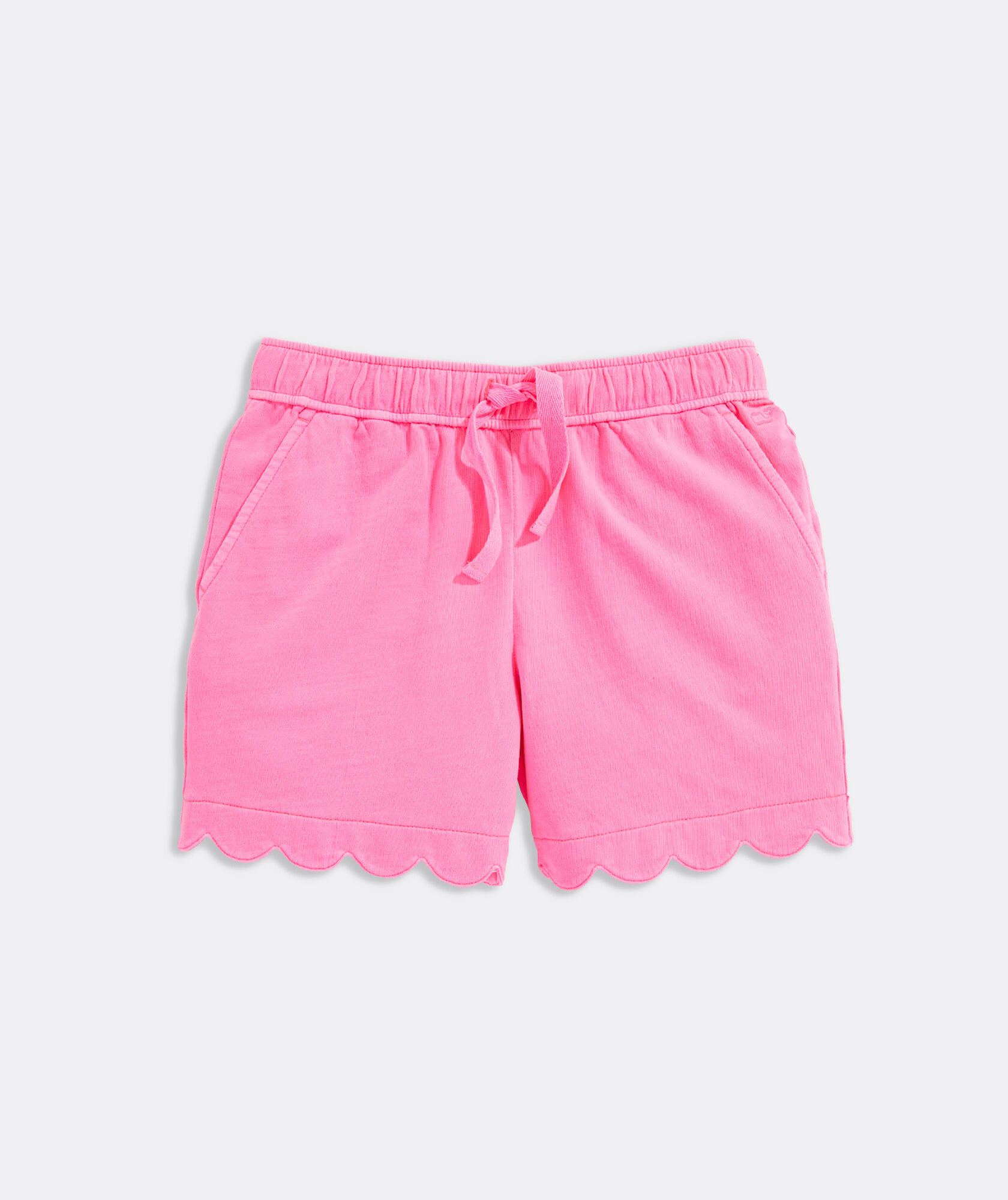 Shop Girls' Garment-Dyed Scallop Shorts at vineyard vines