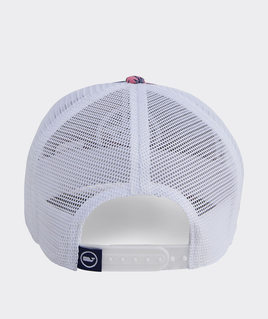 Chappy Print Whale Dot Trucker Hat