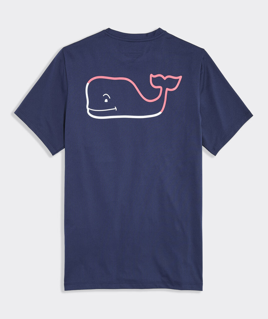Performance Burgee Whale Short-Sleeve Harbor Tee