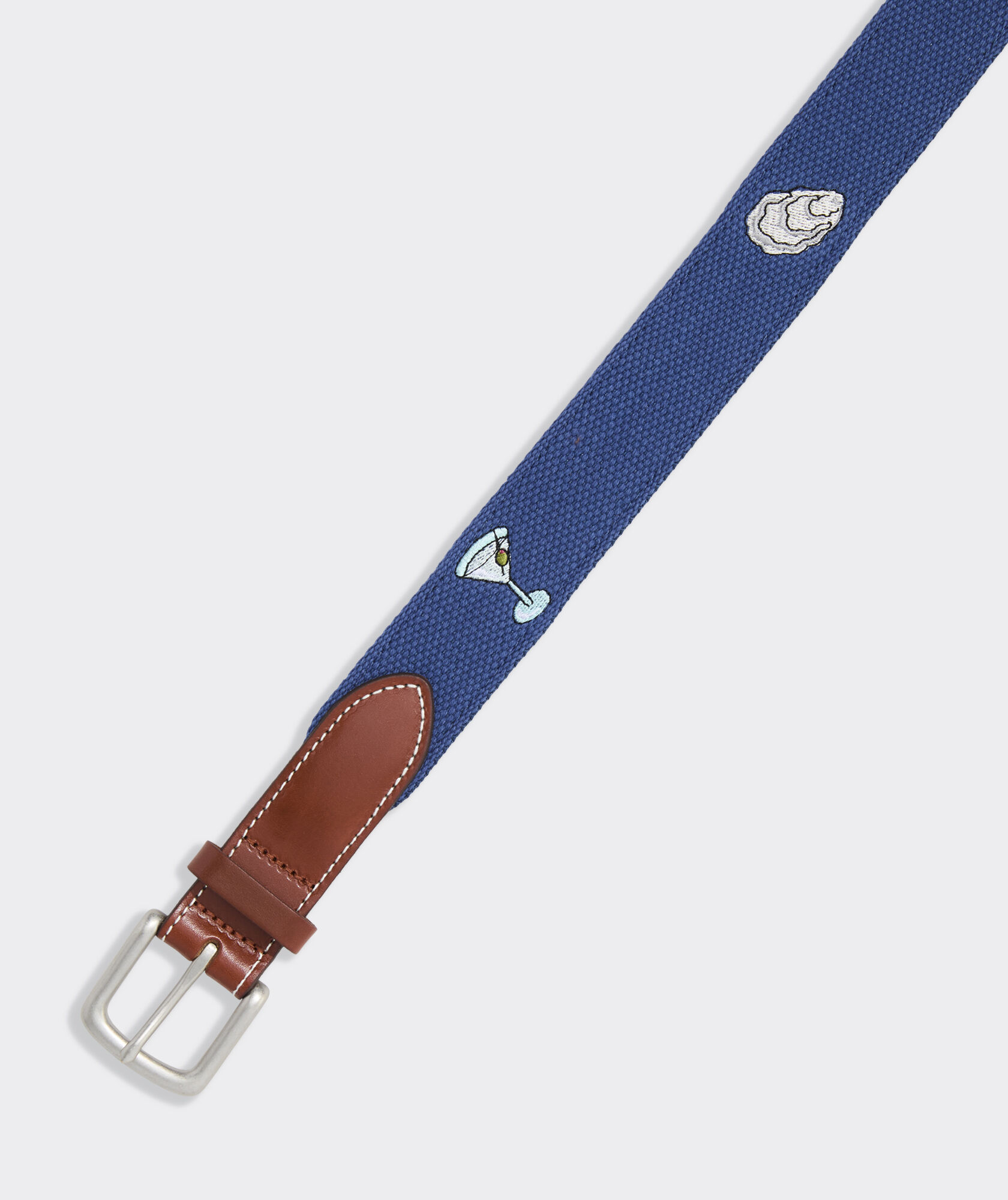 Shake N Shuck Embroidered Canvas Club Belt