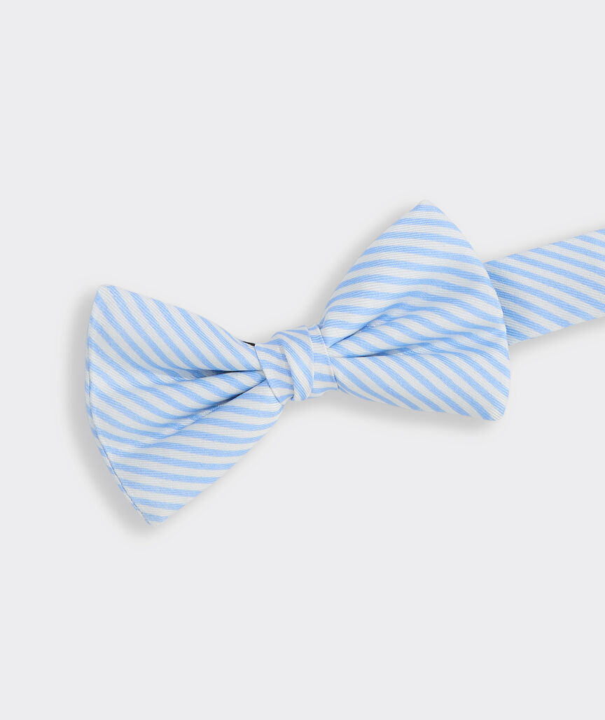 Boys' Vineyard Seersucker Printed Bow Tie