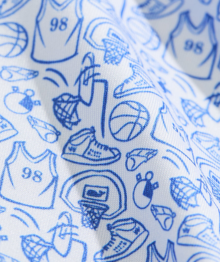 Boys' Performance Printed Sankaty Polo