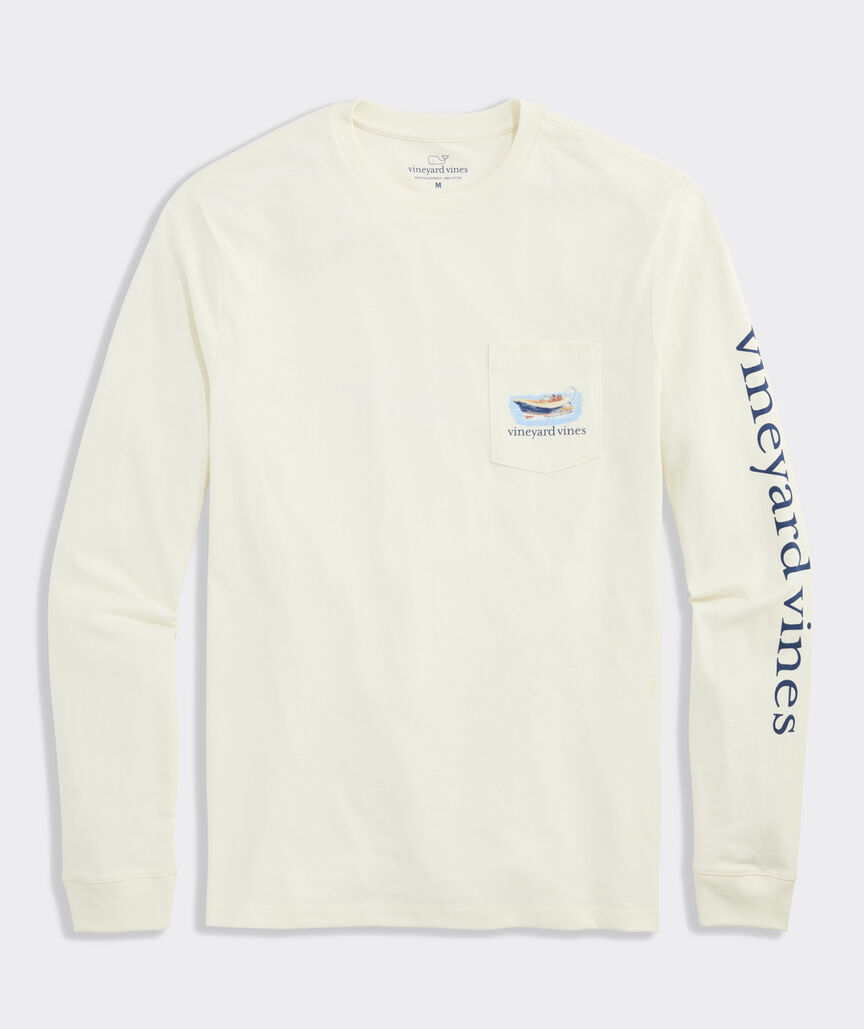 Gravy Boat Captain Long-Sleeve Pocket Tee