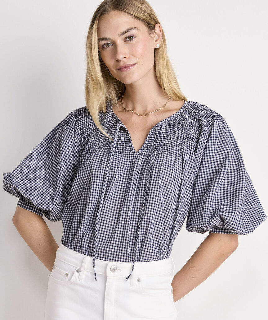 Devin Smocked Top