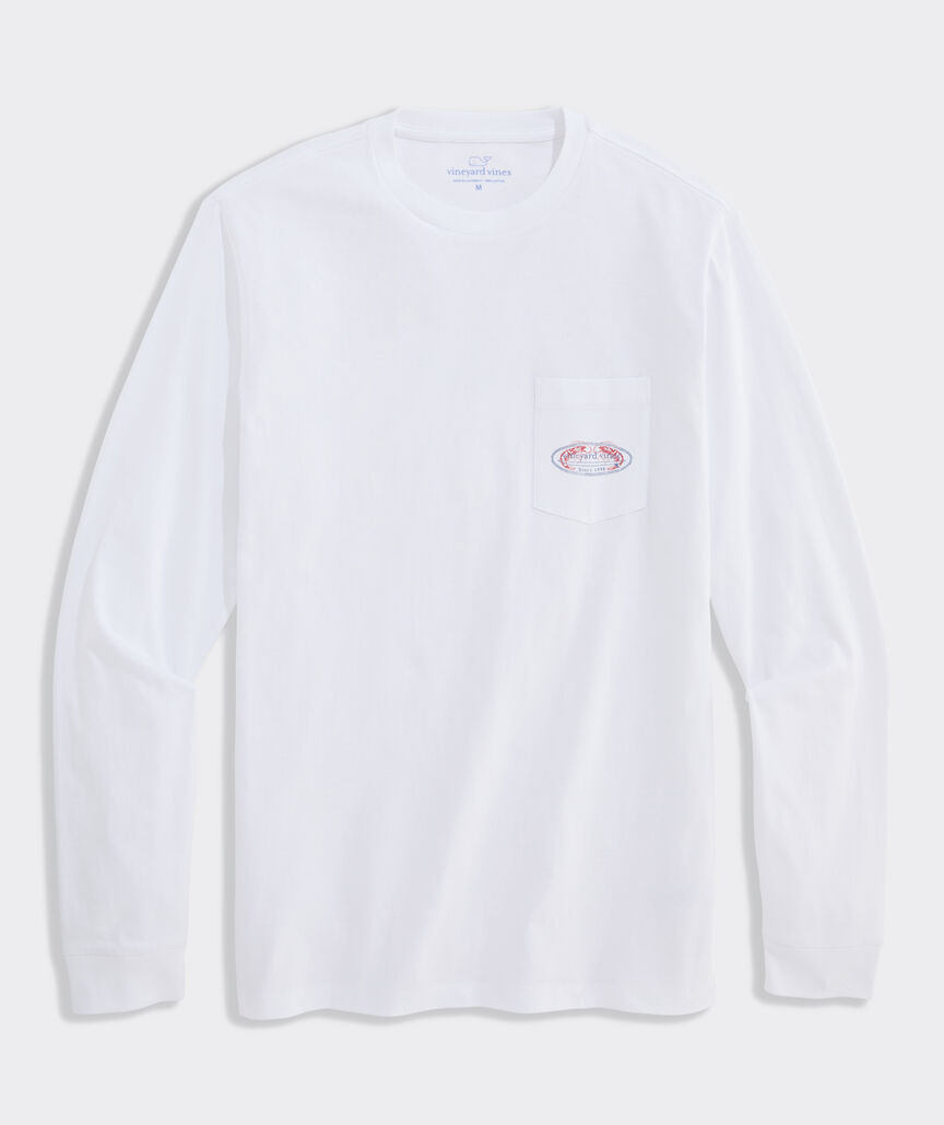 Surf Logo Shrimp Long-Sleeve Pocket Tee