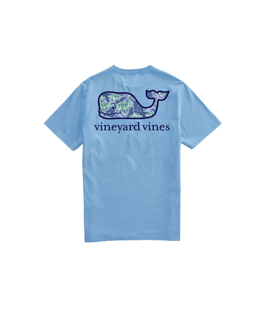 OUTLET Turtles & Starfish Whale Short-Sleeve Pocket Tee