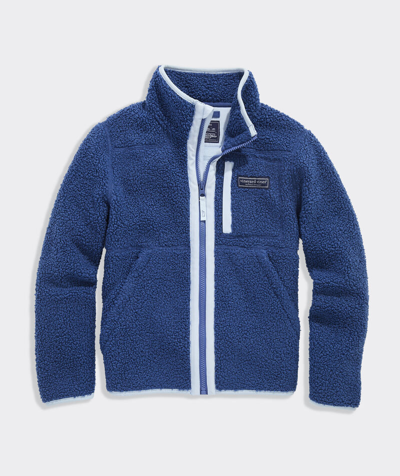 vineyard vines Boys' High-Pile SuperShep Jacket