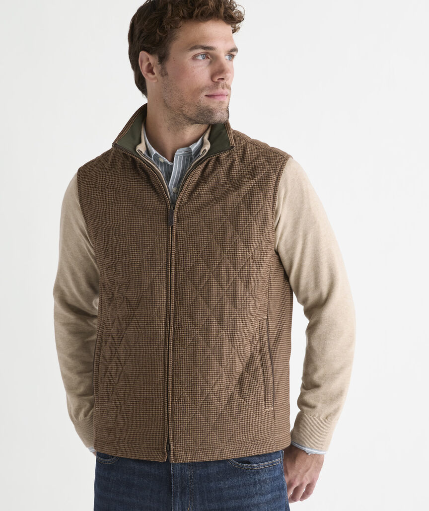 Houndstooth Dorset Quilted Vest
