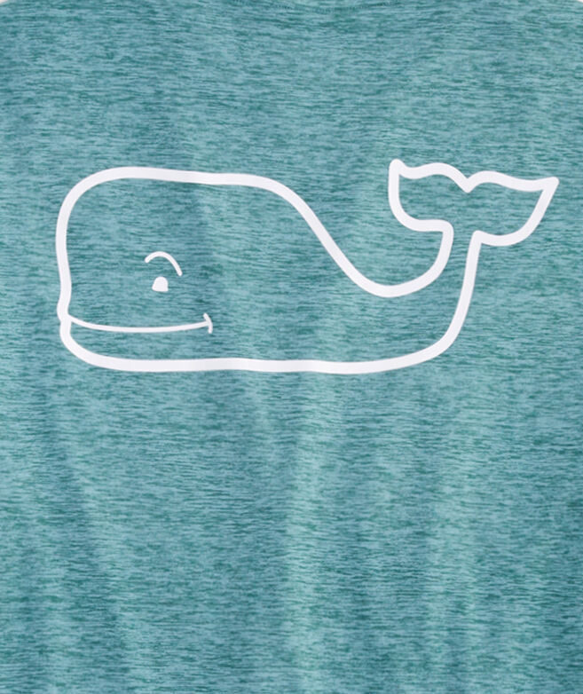 Whale Logo Short-Sleeve Harbor Performance Tee