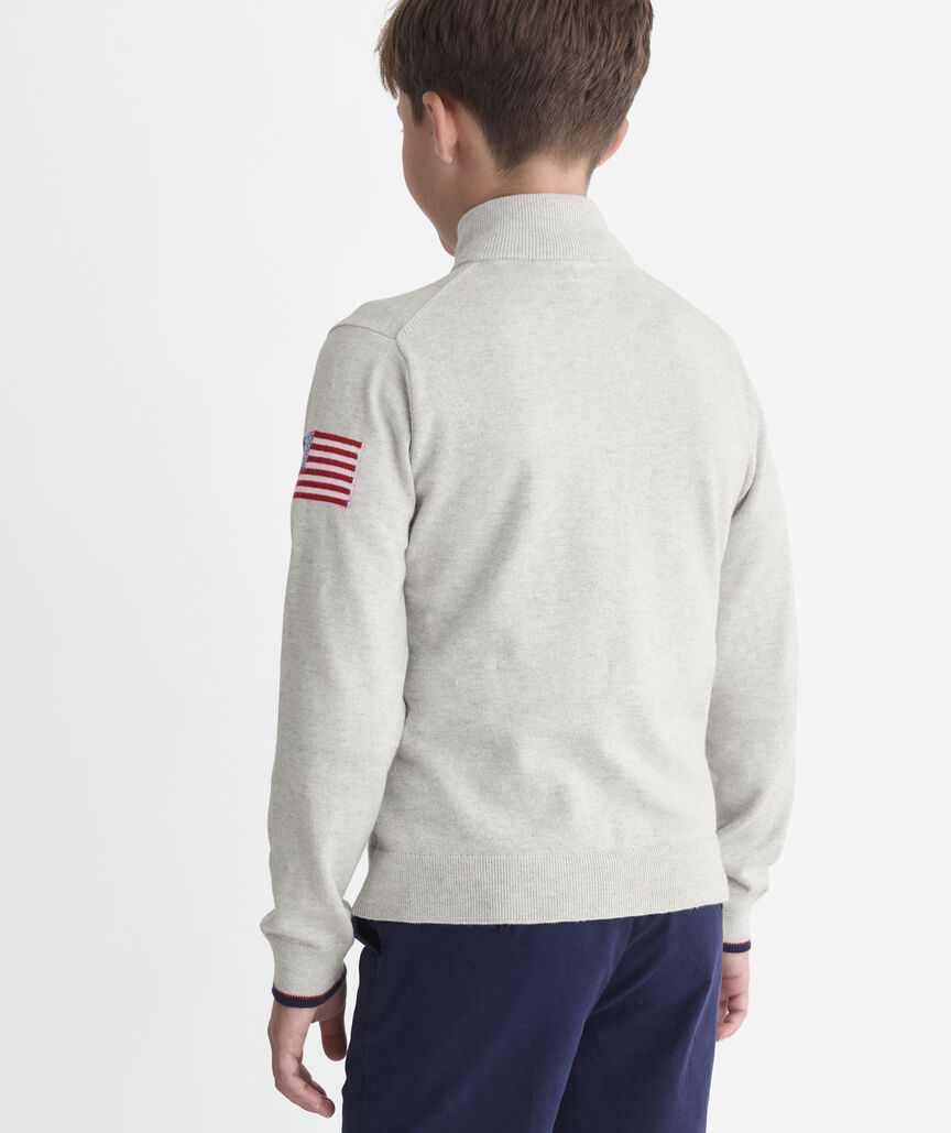 Boys' Americana Quarter-Zip