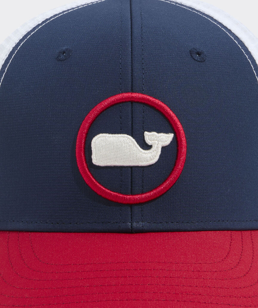 OUTLET Boys' Whale Dot Performance Trucker Hat