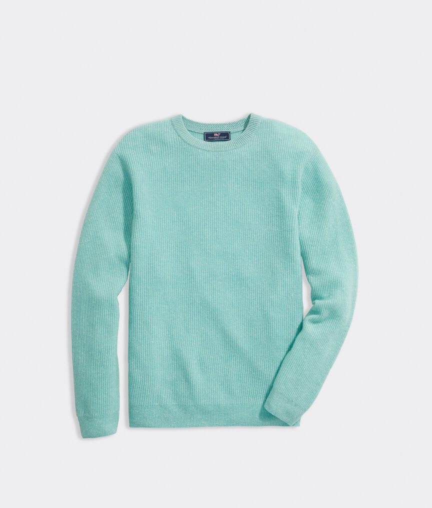 Bungalow Linen Cashmere Crew Sweater