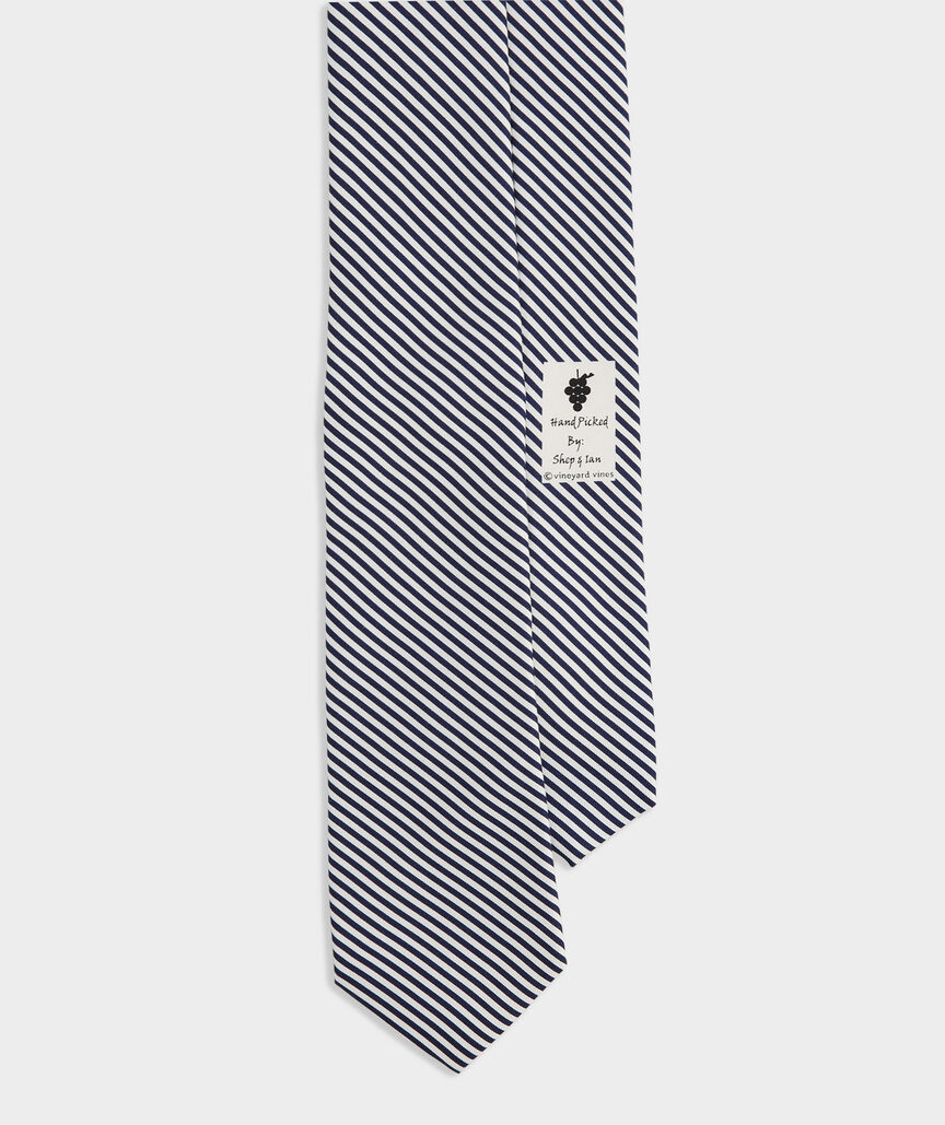 Boys' Vineyard Seersucker Printed Tie