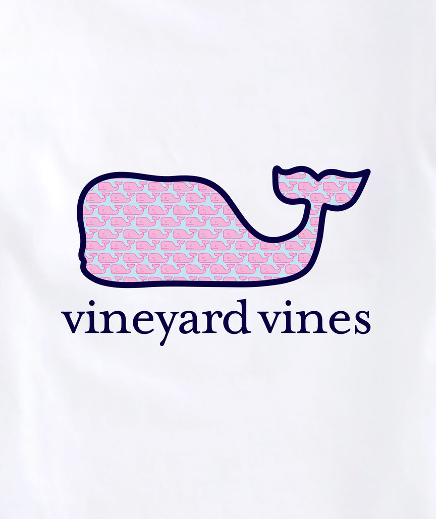 OUTLET Girls' Vineyard Whale Long-Sleeve Pocket Tee
