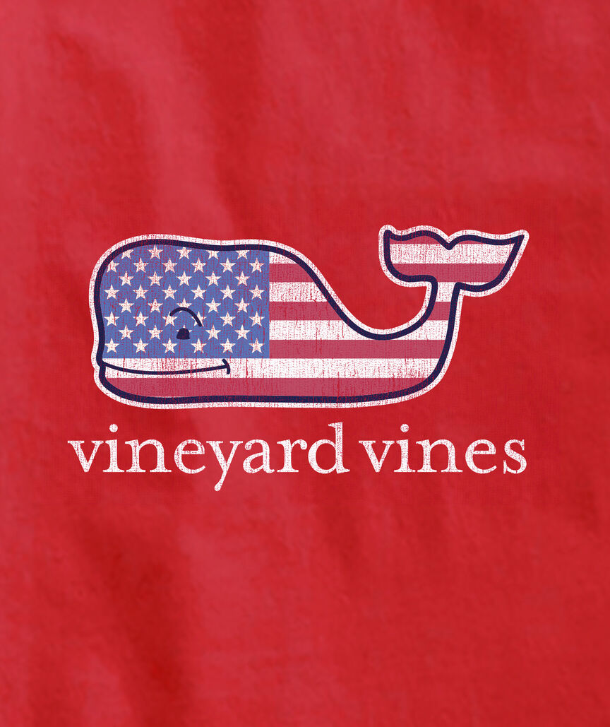 OUTLET Flag Whale Short-Sleeve Pocket Tee