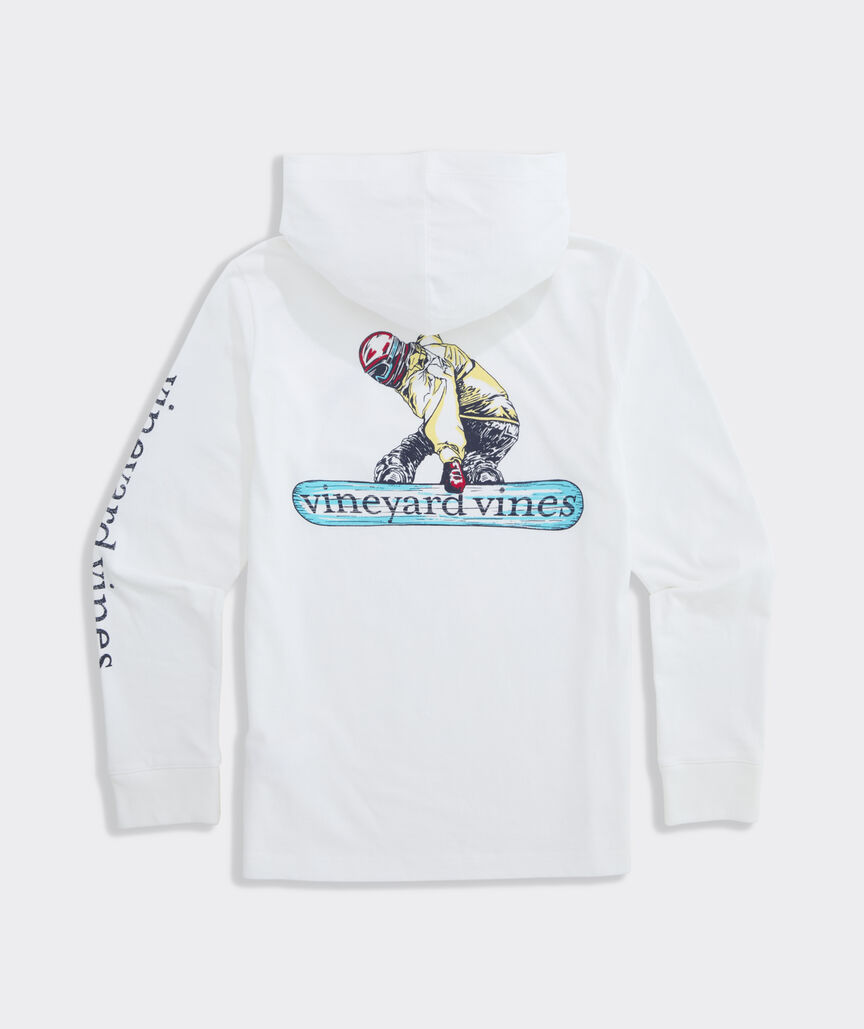 Boys' Snowboarder Logo Hoodie Tee