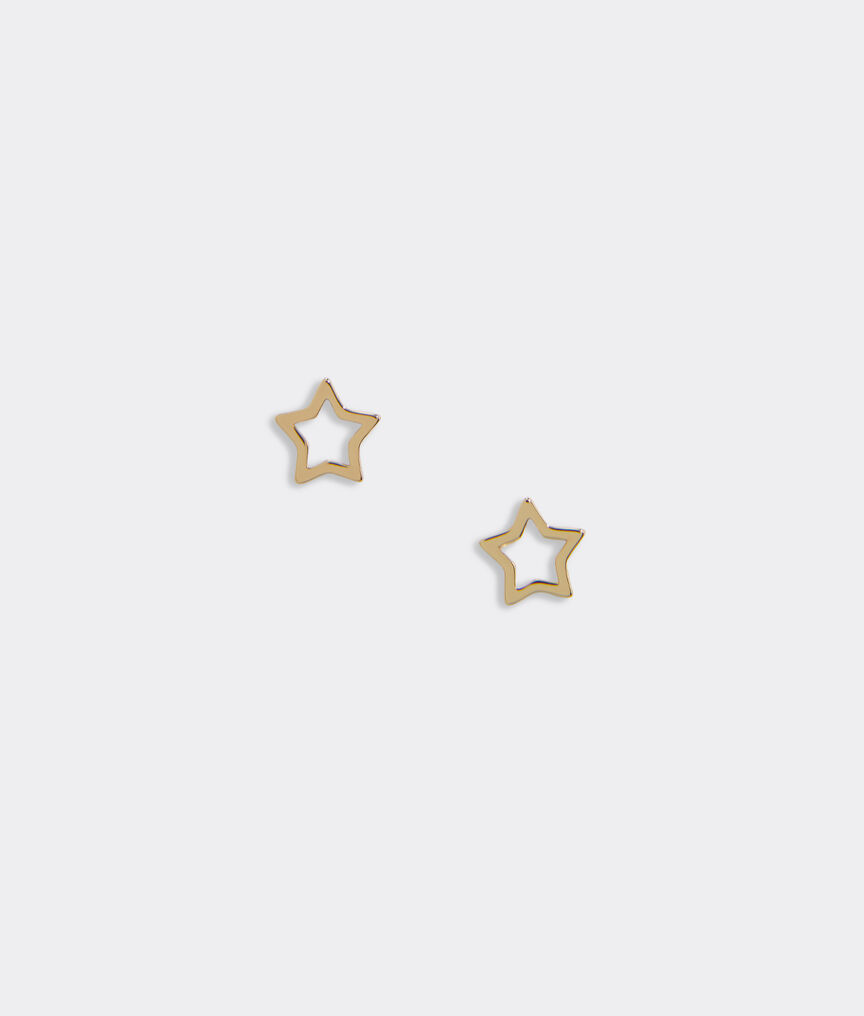 Shop Open Star Stud Earrings at vineyard vines