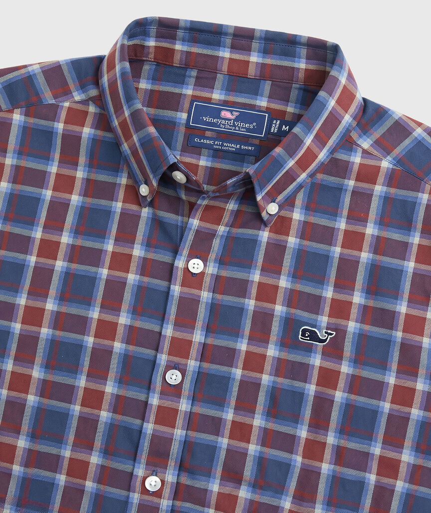 OUTLET Cotton Twill Check Shirt