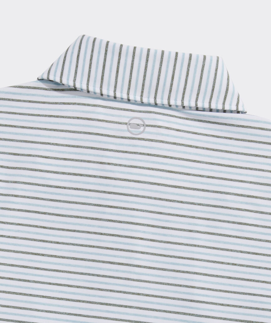 Boys' Tri-Color Bradley Stripe Sankaty Polo