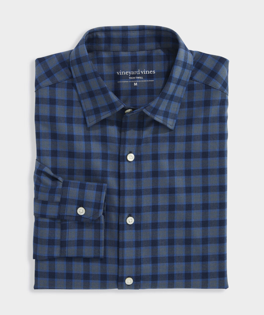Performance Tech Twill Plaid Shirt