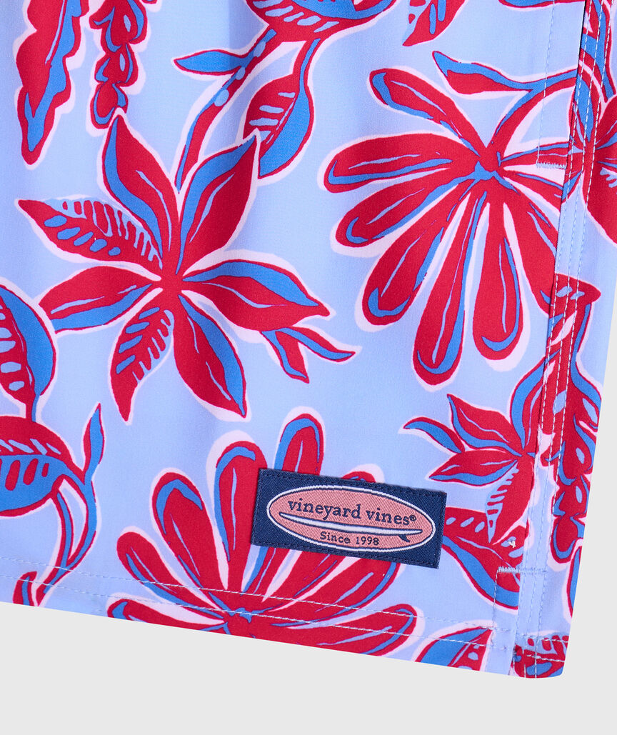 OUTLET 5 Inch Cay Floral Chappy Swim Trunks